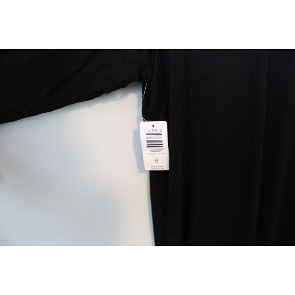 NWT Torrid Super Soft Slub Duster Open Front Long Cardigan Plus Size 4 4X H14716 - Picture 10 of 12